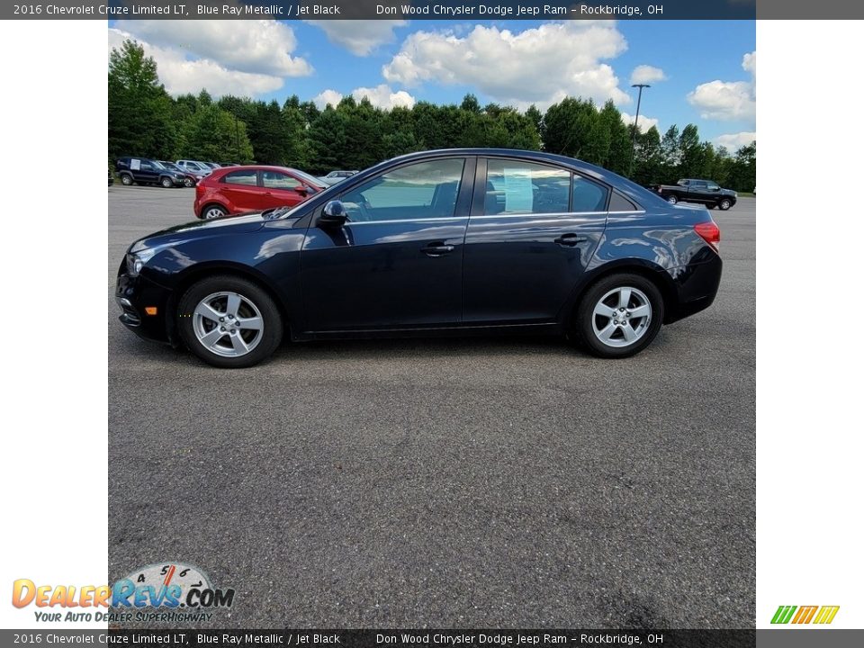 2016 Chevrolet Cruze Limited LT Blue Ray Metallic / Jet Black Photo #4