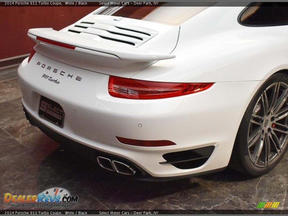 2014 Porsche 911 Turbo Coupe White / Black Photo #5