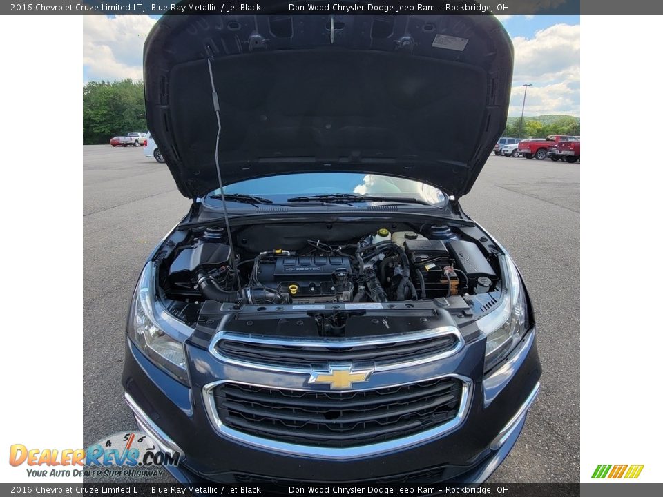 2016 Chevrolet Cruze Limited LT Blue Ray Metallic / Jet Black Photo #10