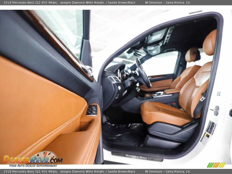 Saddle Brown/Black Interior - 2018 Mercedes-Benz GLS 450 4Matic Photo #22