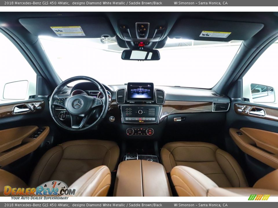 Saddle Brown/Black Interior - 2018 Mercedes-Benz GLS 450 4Matic Photo #23