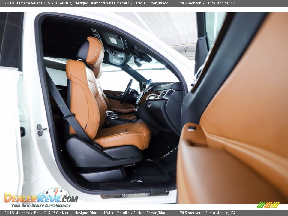 Saddle Brown/Black Interior - 2018 Mercedes-Benz GLS 450 4Matic Photo #31
