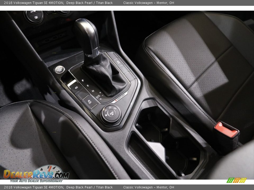 2018 Volkswagen Tiguan SE 4MOTION Deep Black Pearl / Titan Black Photo #12