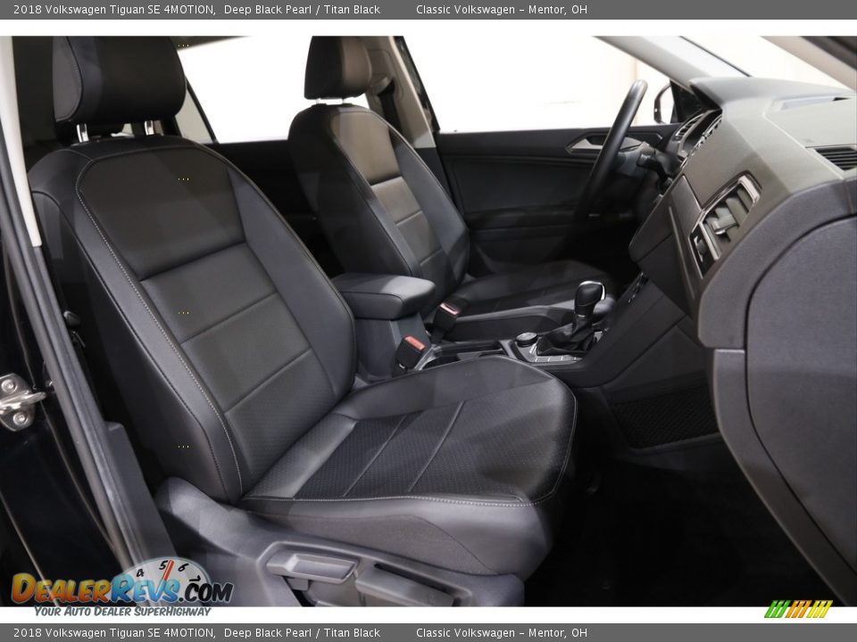 2018 Volkswagen Tiguan SE 4MOTION Deep Black Pearl / Titan Black Photo #13