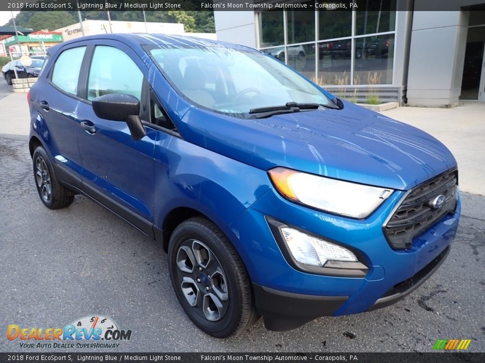 Lightning Blue 2018 Ford EcoSport S Photo #9