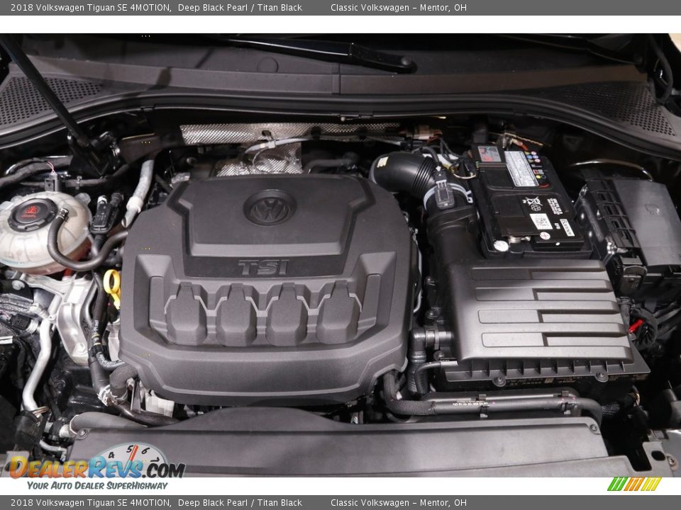 2018 Volkswagen Tiguan SE 4MOTION Deep Black Pearl / Titan Black Photo #17