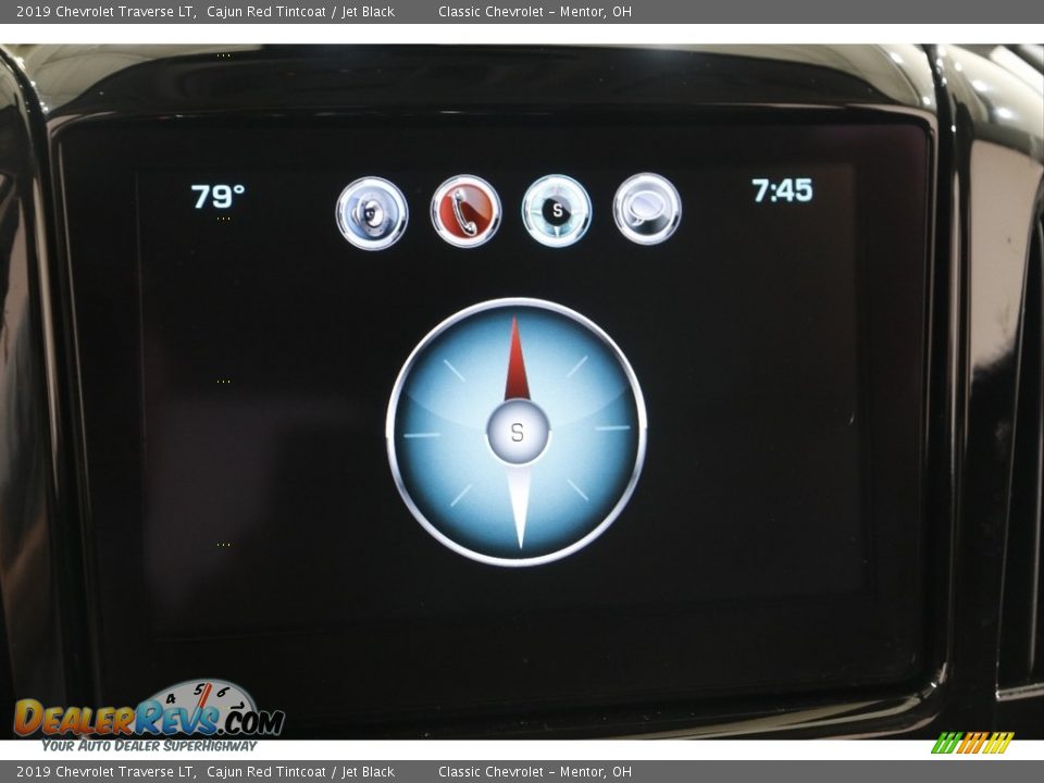 2019 Chevrolet Traverse LT Cajun Red Tintcoat / Jet Black Photo #12