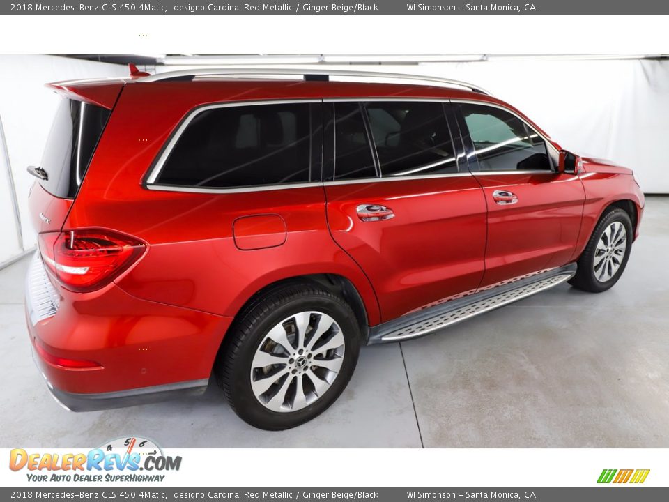 designo Cardinal Red Metallic 2018 Mercedes-Benz GLS 450 4Matic Photo #5