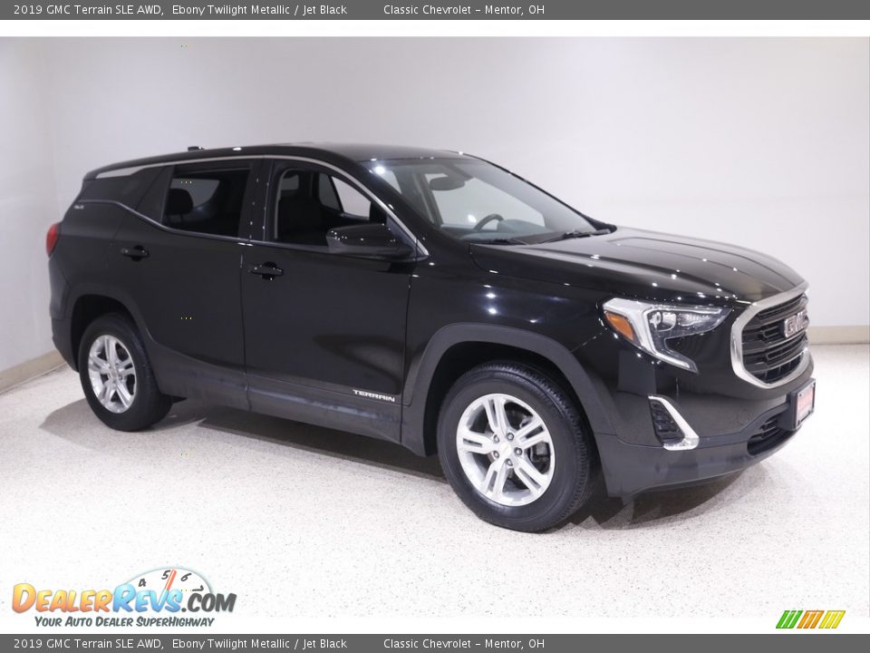 2019 GMC Terrain SLE AWD Ebony Twilight Metallic / Jet Black Photo #1