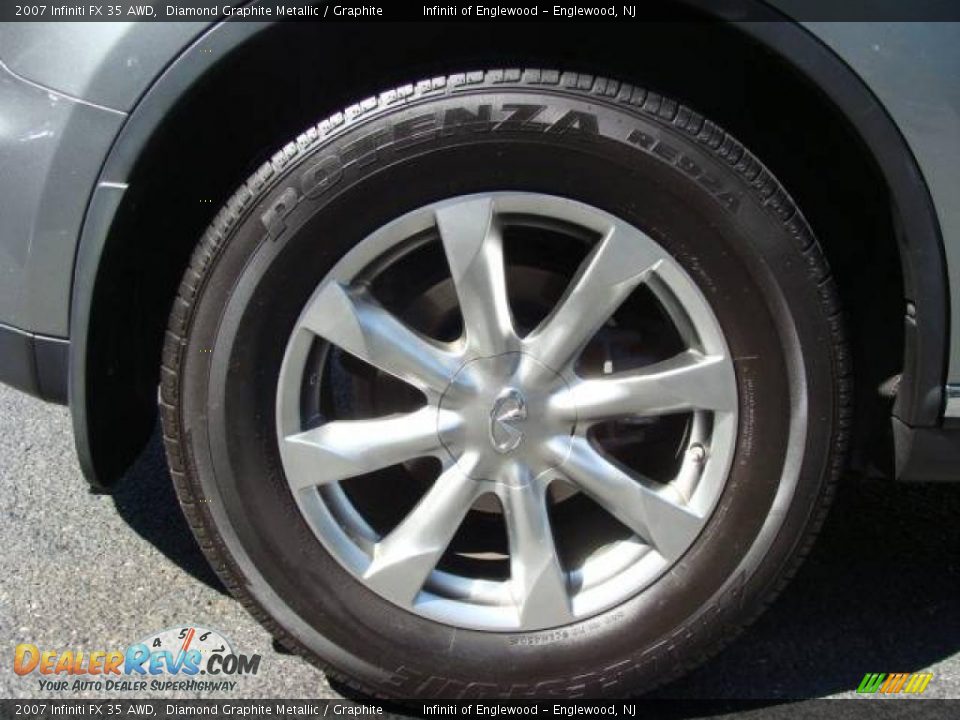 2007 Infiniti FX 35 AWD Diamond Graphite Metallic / Graphite Photo #31