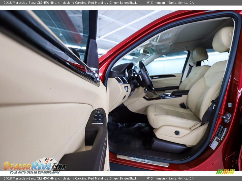 Ginger Beige/Black Interior - 2018 Mercedes-Benz GLS 450 4Matic Photo #22