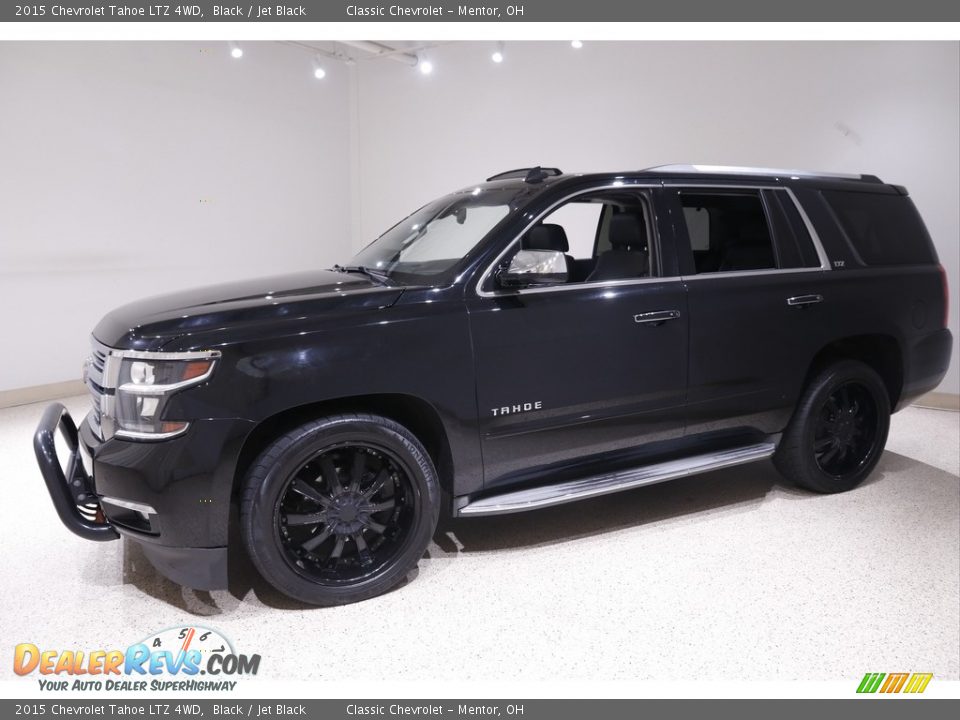 2015 Chevrolet Tahoe LTZ 4WD Black / Jet Black Photo #3