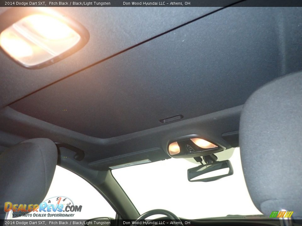 2014 Dodge Dart SXT Pitch Black / Black/Light Tungsten Photo #2