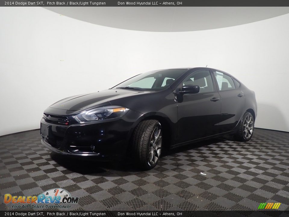 2014 Dodge Dart SXT Pitch Black / Black/Light Tungsten Photo #8