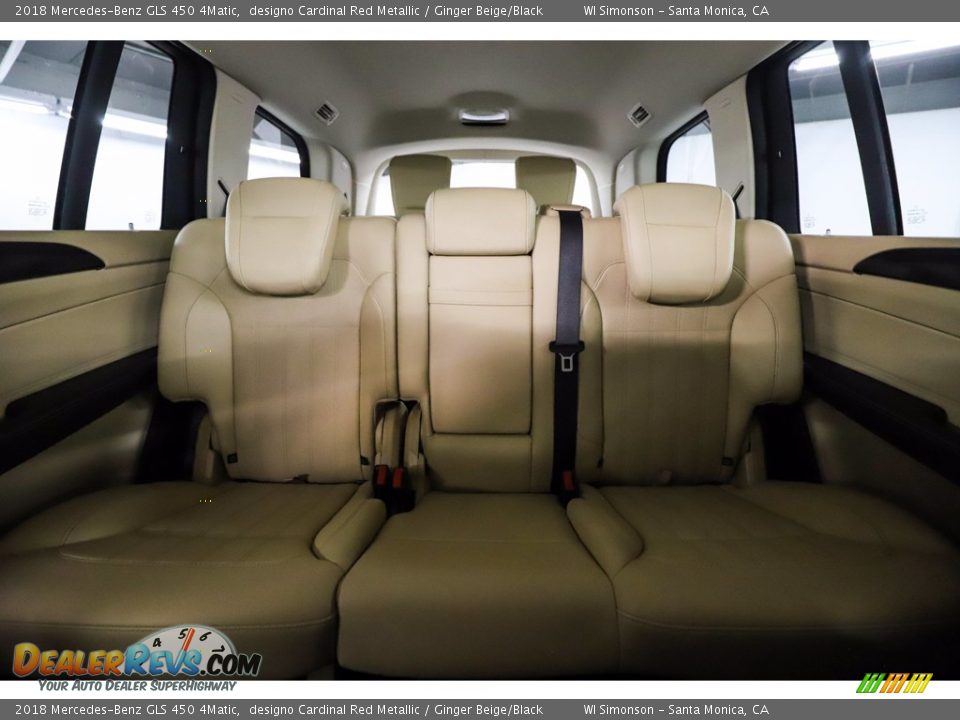 Rear Seat of 2018 Mercedes-Benz GLS 450 4Matic Photo #34