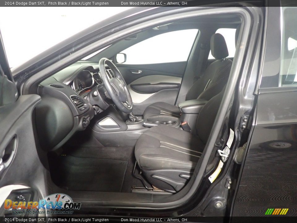 2014 Dodge Dart SXT Pitch Black / Black/Light Tungsten Photo #22
