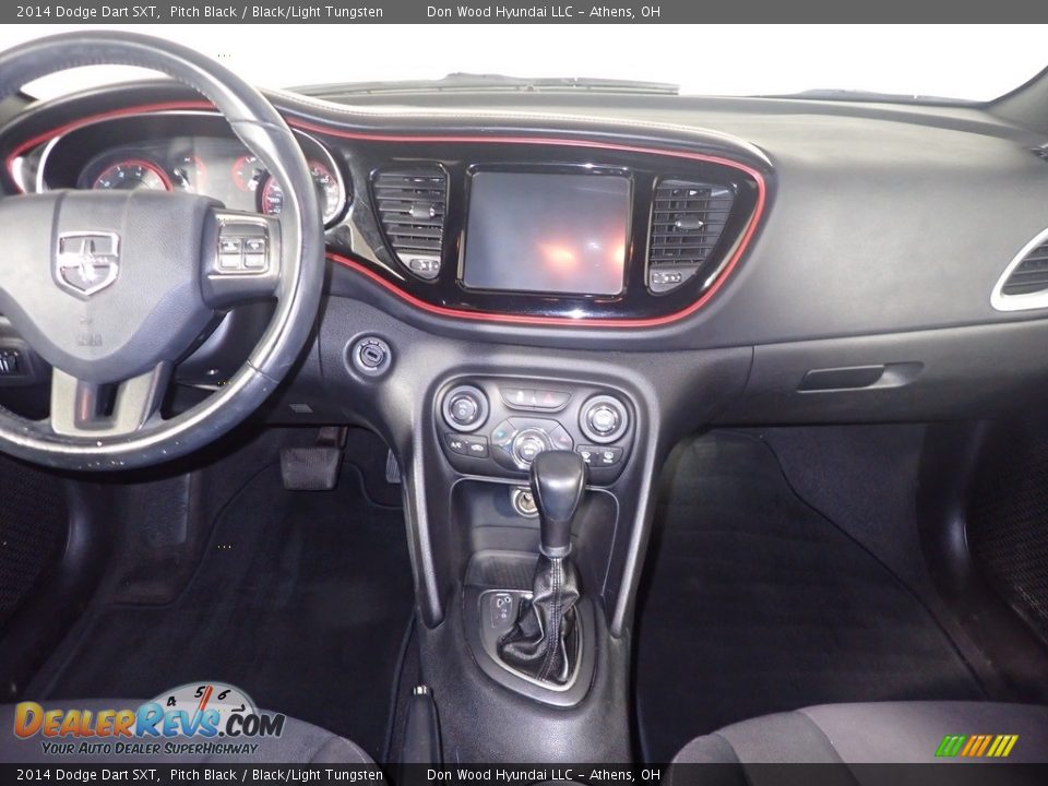 2014 Dodge Dart SXT Pitch Black / Black/Light Tungsten Photo #25
