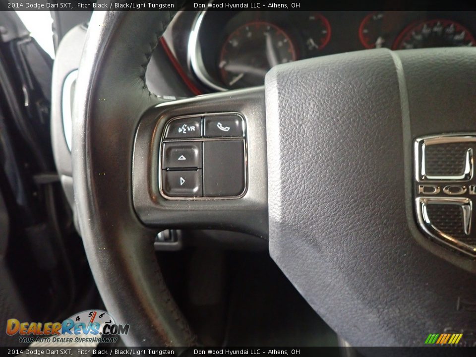 2014 Dodge Dart SXT Pitch Black / Black/Light Tungsten Photo #29