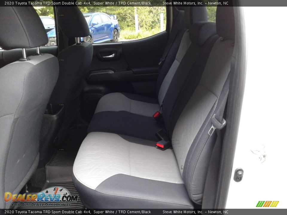 2020 Toyota Tacoma TRD Sport Double Cab 4x4 Super White / TRD Cement/Black Photo #14