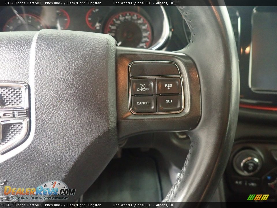 2014 Dodge Dart SXT Pitch Black / Black/Light Tungsten Photo #30