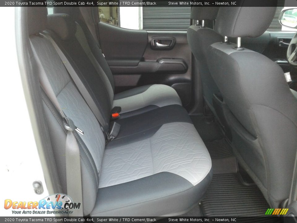 2020 Toyota Tacoma TRD Sport Double Cab 4x4 Super White / TRD Cement/Black Photo #15