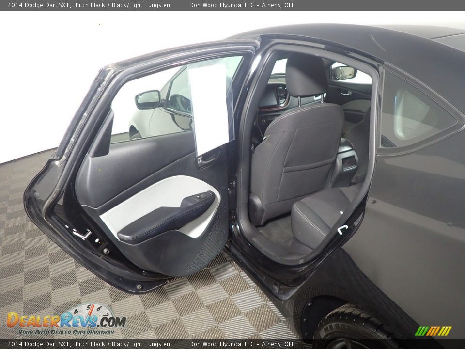 2014 Dodge Dart SXT Pitch Black / Black/Light Tungsten Photo #34