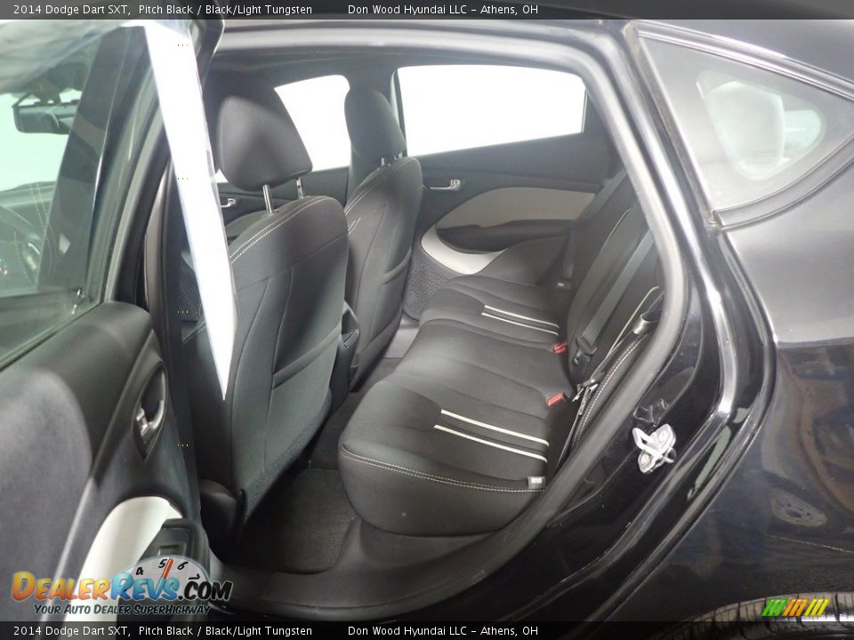 2014 Dodge Dart SXT Pitch Black / Black/Light Tungsten Photo #35