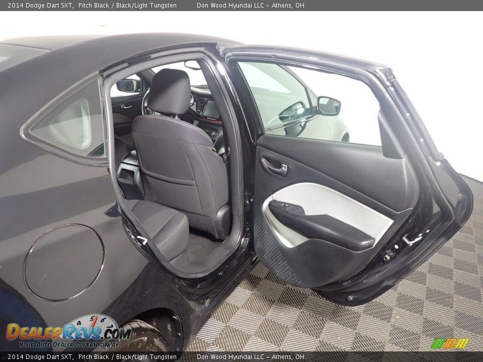 2014 Dodge Dart SXT Pitch Black / Black/Light Tungsten Photo #36