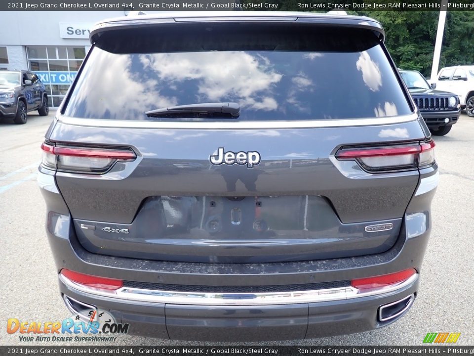 2021 Jeep Grand Cherokee L Overland 4x4 Granite Crystal Metallic / Global Black/Steel Gray Photo #4