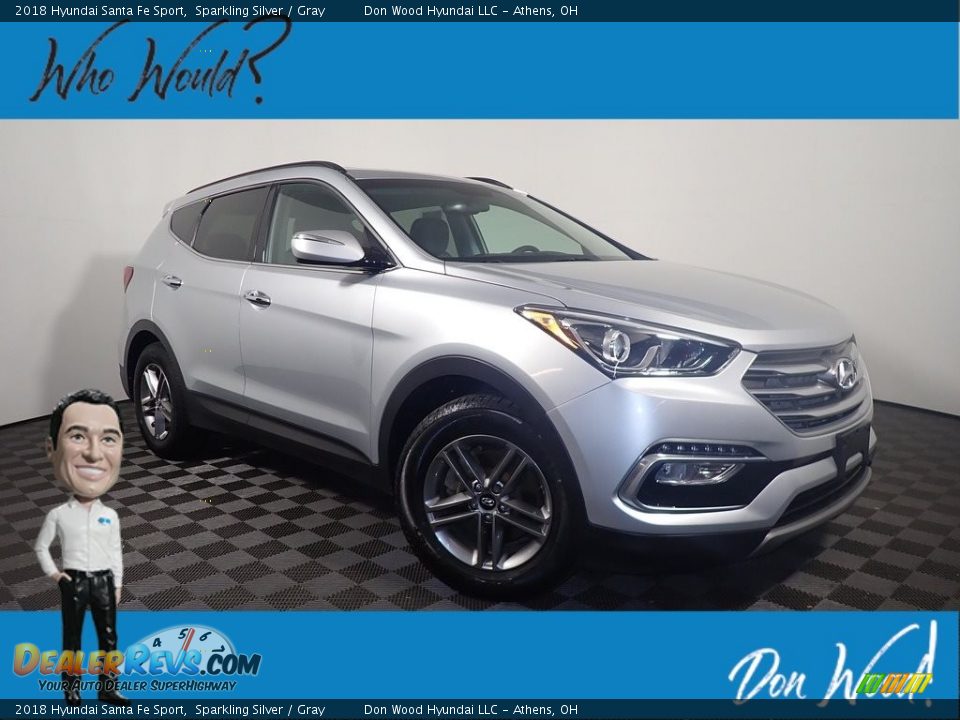 2018 Hyundai Santa Fe Sport Sparkling Silver / Gray Photo #1