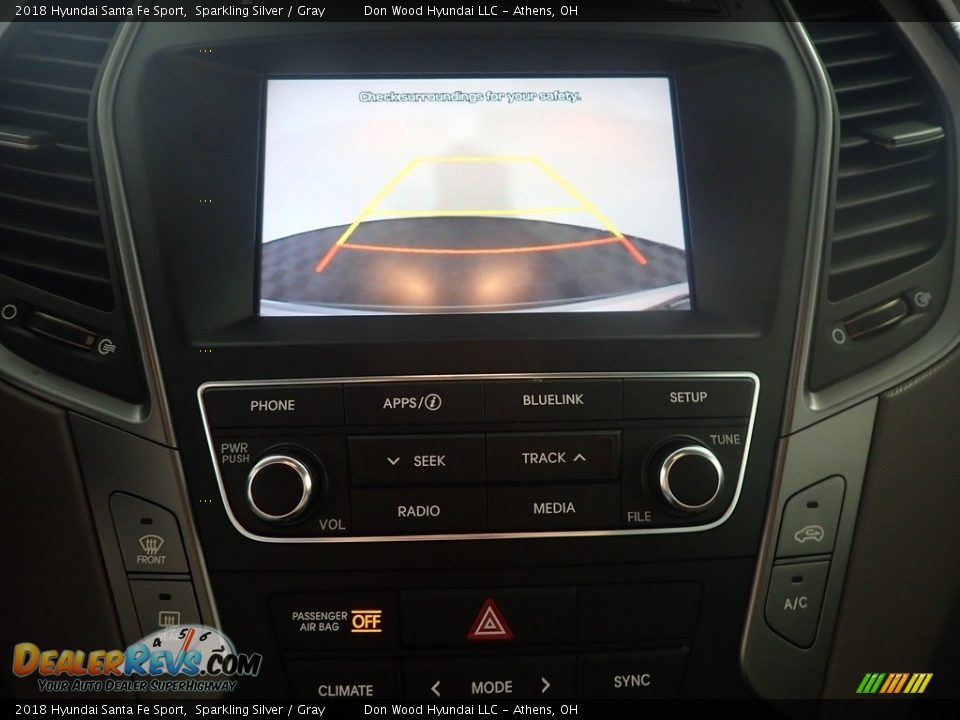 2018 Hyundai Santa Fe Sport Sparkling Silver / Gray Photo #4