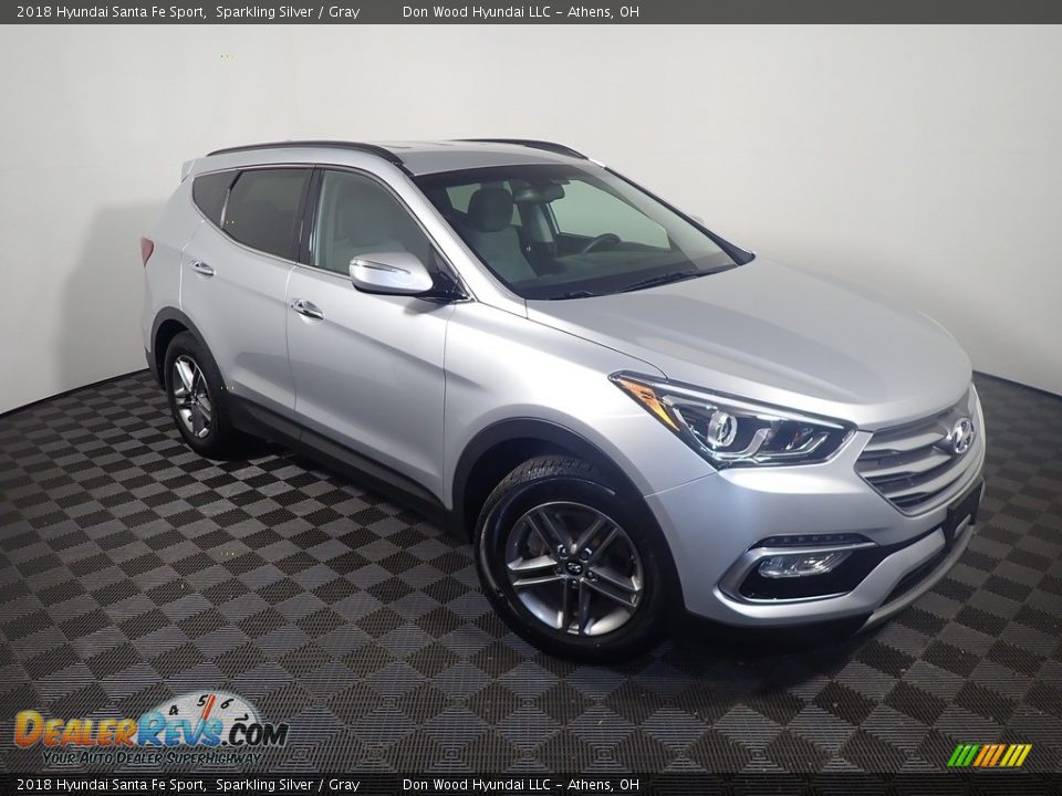 2018 Hyundai Santa Fe Sport Sparkling Silver / Gray Photo #5