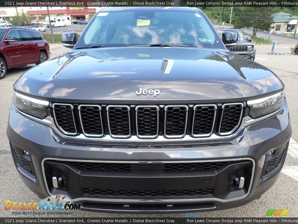 2021 Jeep Grand Cherokee L Overland 4x4 Granite Crystal Metallic / Global Black/Steel Gray Photo #9