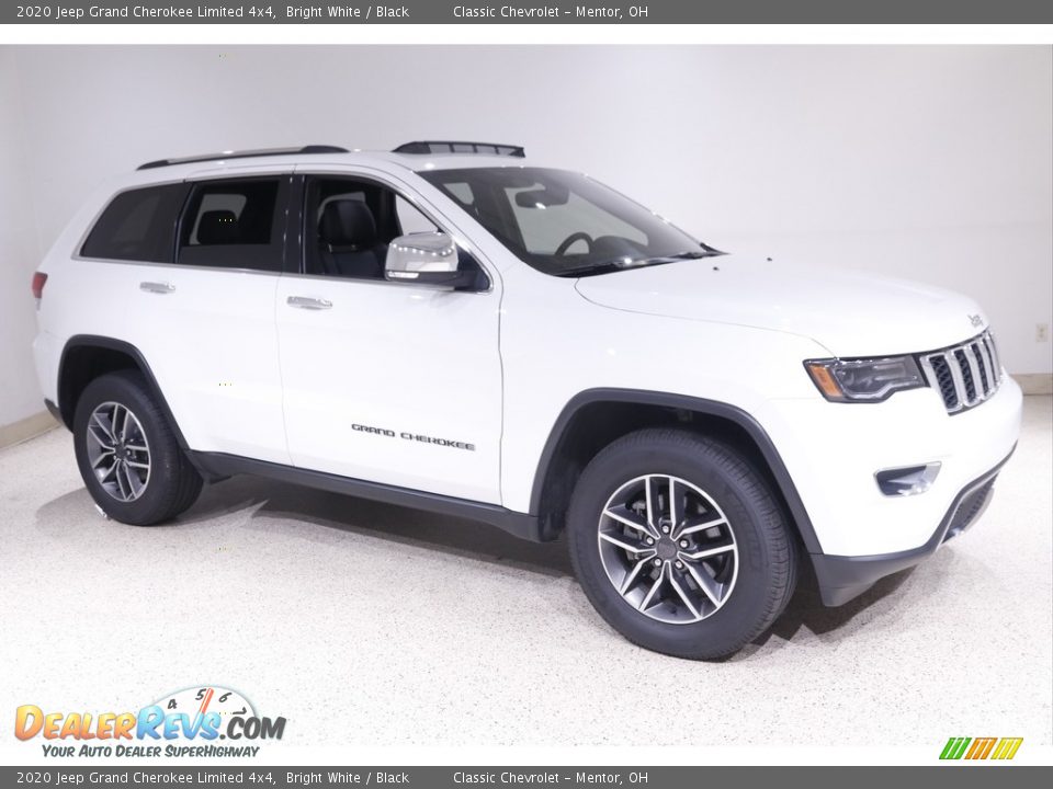 2020 Jeep Grand Cherokee Limited 4x4 Bright White / Black Photo #1