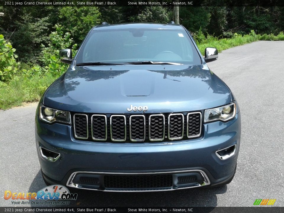 2021 Jeep Grand Cherokee Limited 4x4 Slate Blue Pearl / Black Photo #3