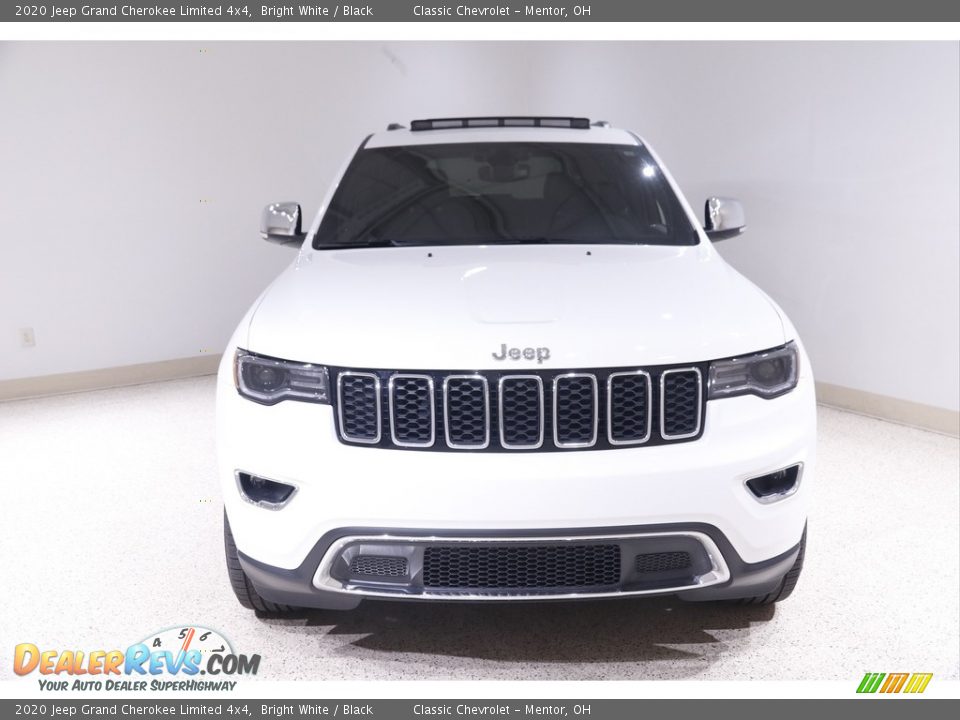 2020 Jeep Grand Cherokee Limited 4x4 Bright White / Black Photo #2