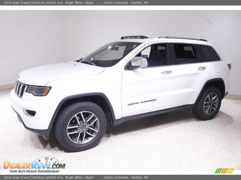 2020 Jeep Grand Cherokee Limited 4x4 Bright White / Black Photo #3