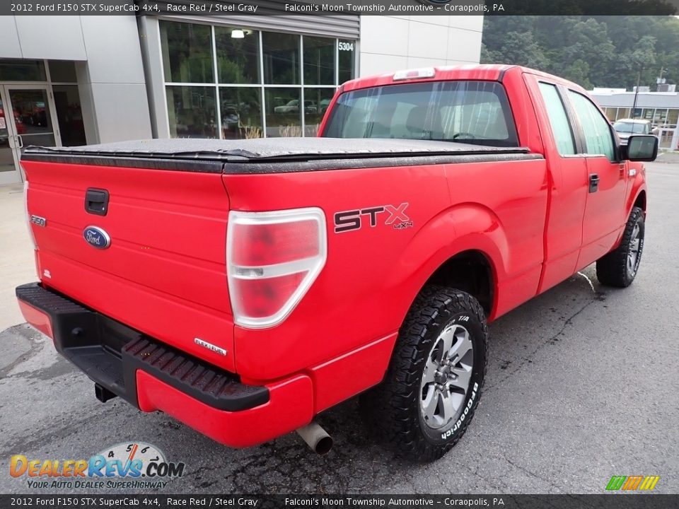 2012 Ford F150 STX SuperCab 4x4 Race Red / Steel Gray Photo #2