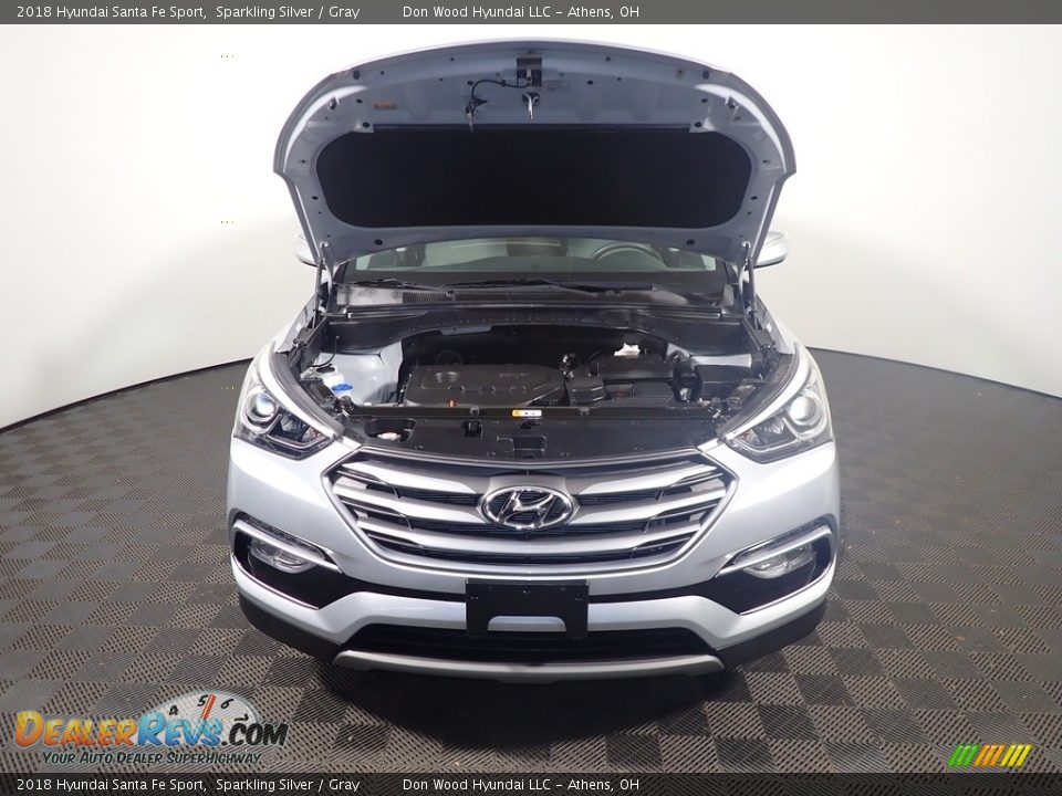2018 Hyundai Santa Fe Sport Sparkling Silver / Gray Photo #8