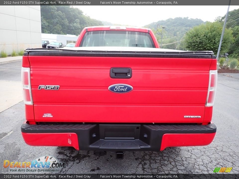 2012 Ford F150 STX SuperCab 4x4 Race Red / Steel Gray Photo #3