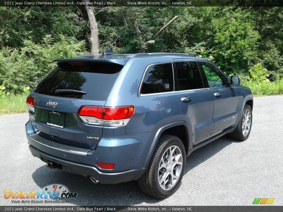 2021 Jeep Grand Cherokee Limited 4x4 Slate Blue Pearl / Black Photo #6