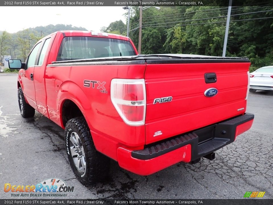 2012 Ford F150 STX SuperCab 4x4 Race Red / Steel Gray Photo #4