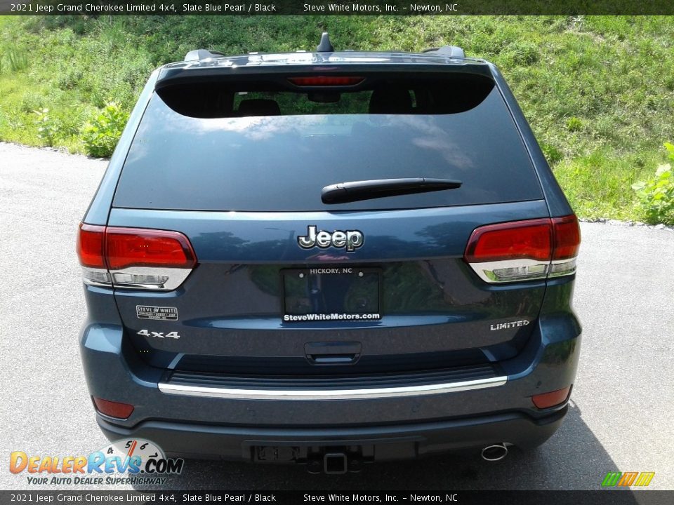 2021 Jeep Grand Cherokee Limited 4x4 Slate Blue Pearl / Black Photo #7