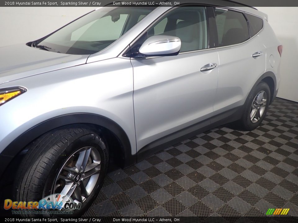 2018 Hyundai Santa Fe Sport Sparkling Silver / Gray Photo #12