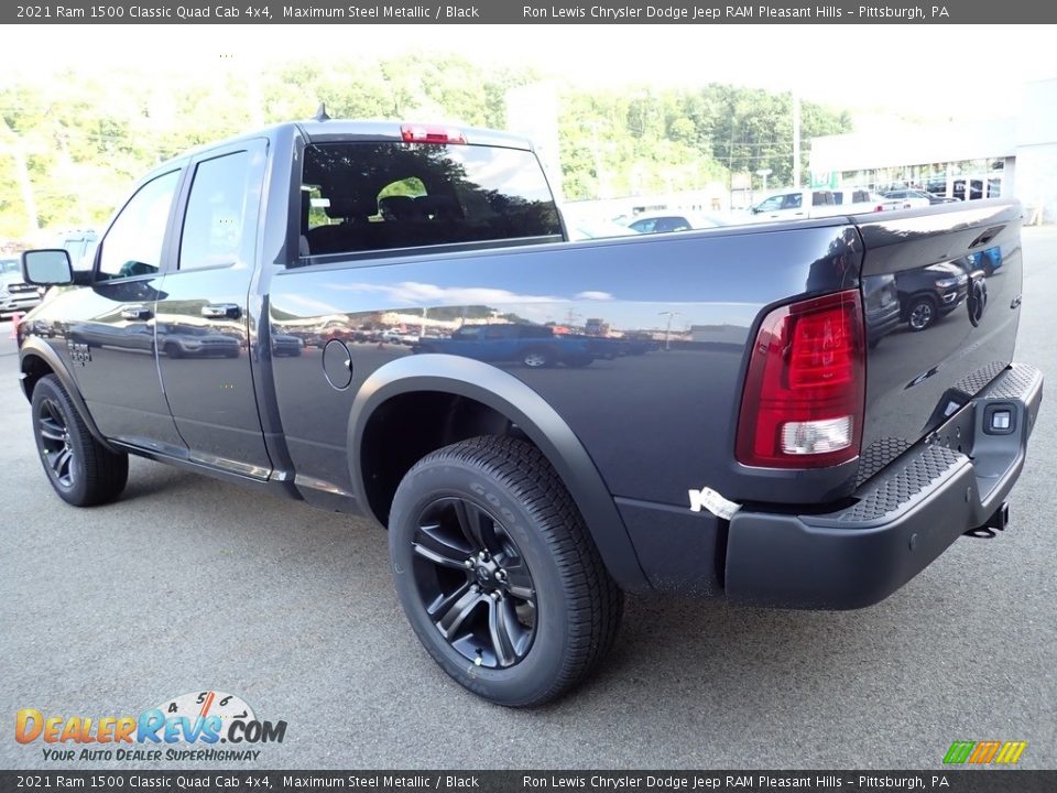 2021 Ram 1500 Classic Quad Cab 4x4 Maximum Steel Metallic / Black Photo #3