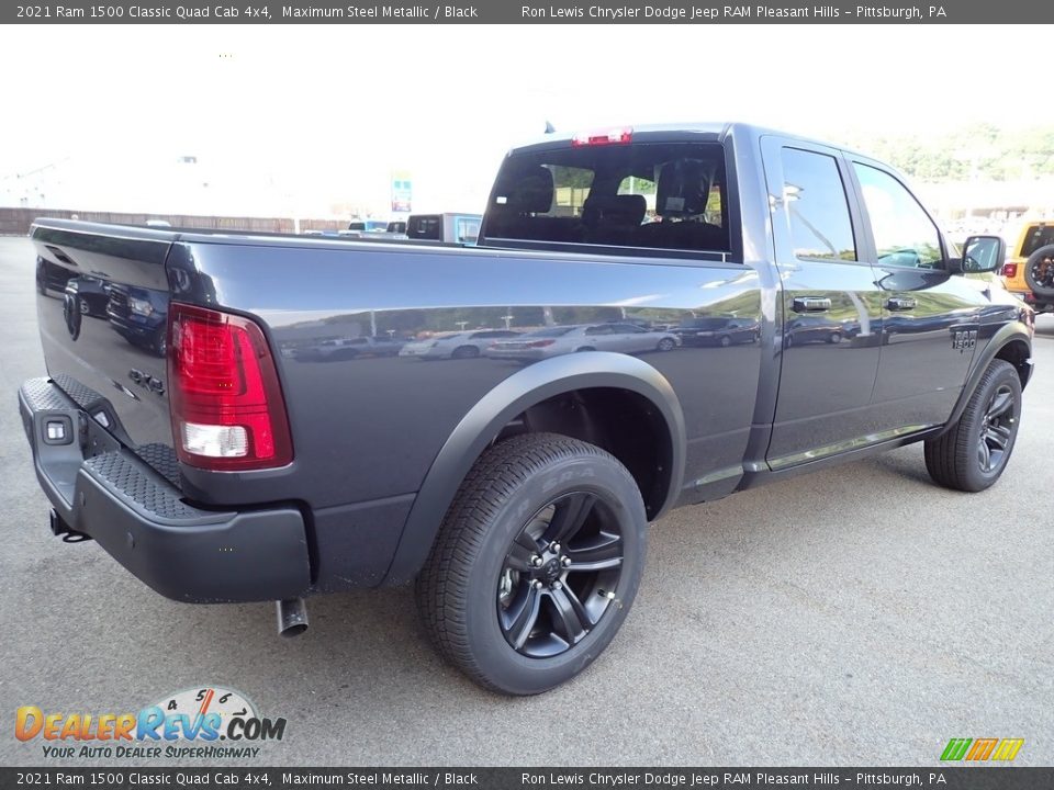 2021 Ram 1500 Classic Quad Cab 4x4 Maximum Steel Metallic / Black Photo #5