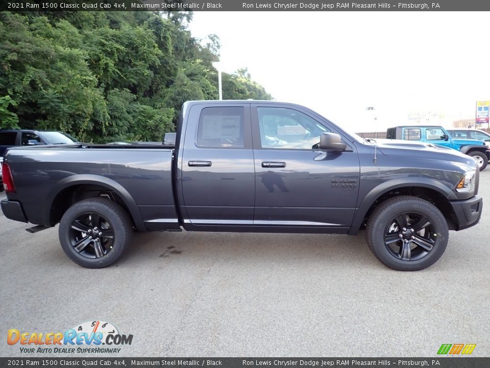 2021 Ram 1500 Classic Quad Cab 4x4 Maximum Steel Metallic / Black Photo #6