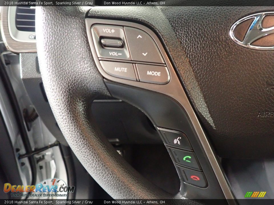 2018 Hyundai Santa Fe Sport Sparkling Silver / Gray Photo #30
