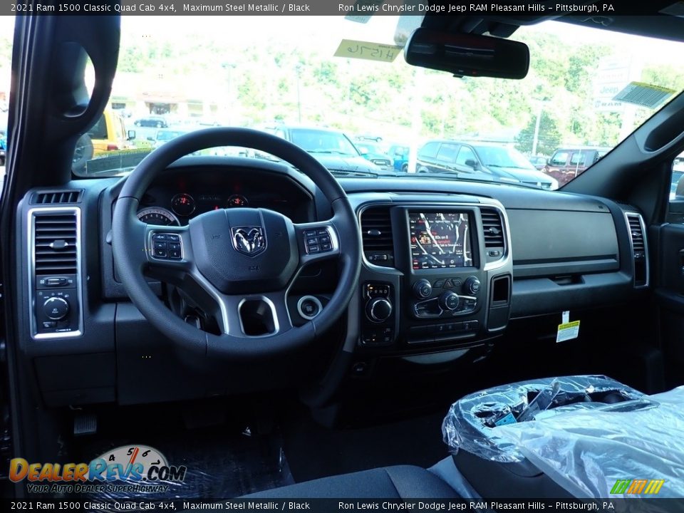 2021 Ram 1500 Classic Quad Cab 4x4 Maximum Steel Metallic / Black Photo #12