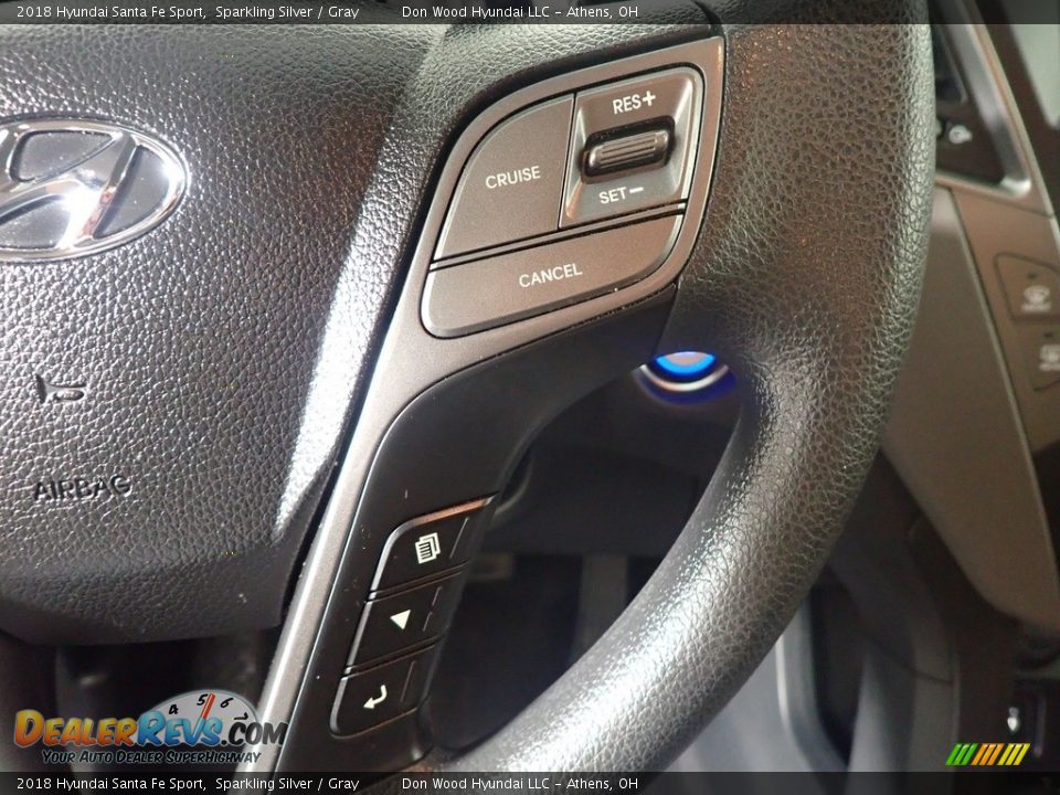 2018 Hyundai Santa Fe Sport Sparkling Silver / Gray Photo #31